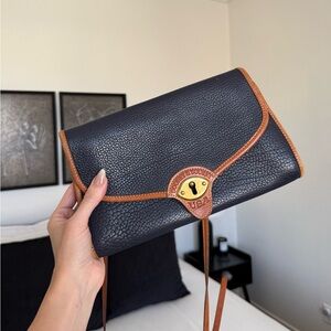 Vintage Dooney & Bourke All Weather Leather Pochette